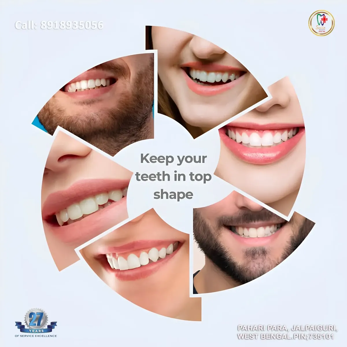 Smile transformation Jalpaiguri – cosmetic improvement